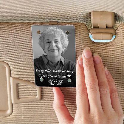 Loss of Mother Memorial Gift Personalized Car Visor Clip | Personalized Memorial Gift | Remembrance Gift Visor Clip 683296
