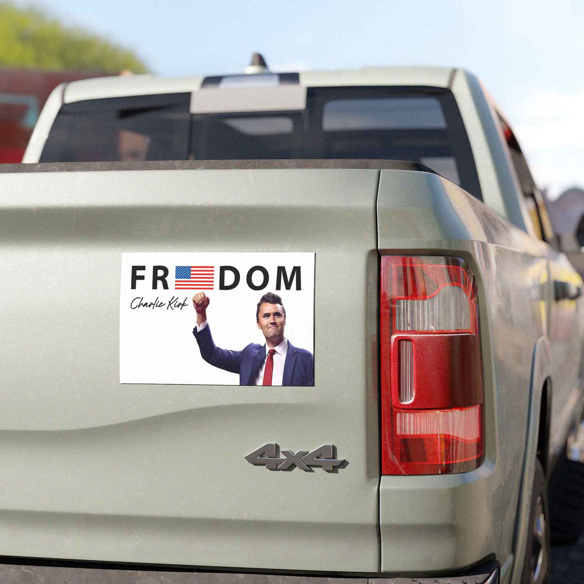 Freedom Charlie Kirk Car Magnet | Stand With Charlie Kirk | Justice For Charlie Kirk 683151