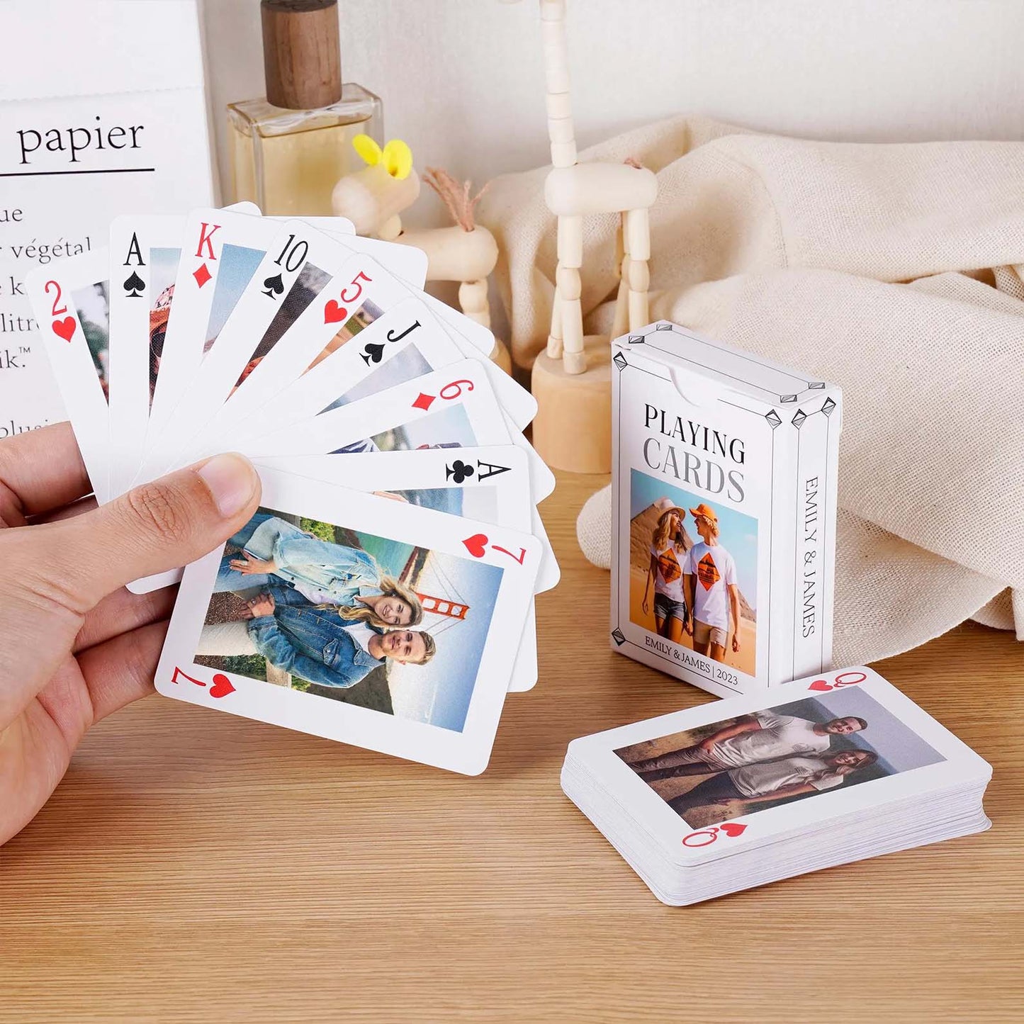 Custom Photo Playing Cards | Personalized Photo Album Alternative | Poker Game Cards 683783
