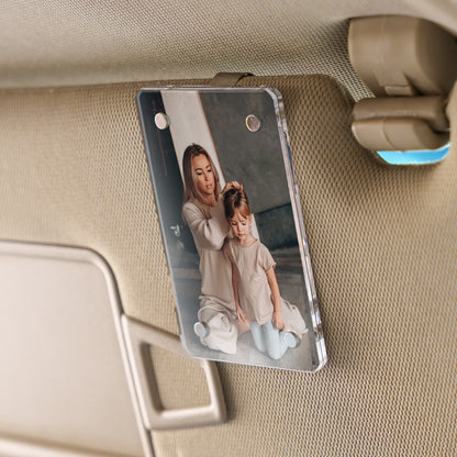 Custom Photo Car Visor Clip | Personalized Gift For Mom | Car Photo Frame | Mother's Day Gifts 684340