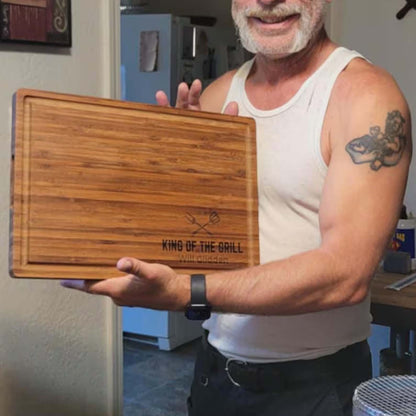Personalized Grilling Cutting Board | Custom Grill Board | BBQ Cutting Board | Wooden Gift For Men, Dad, Grandpa 683767