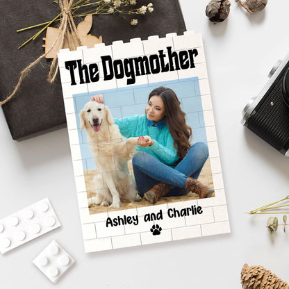 Custom Photo Cat Building Brick Blocks | Catmother Catfather Brick Block | Personalized Gift for Cat Lovers 684295