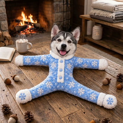 Custom Dog Photo Poseable Plush Doll, Personalized Christmas Dog Plushies, Unique Dog Mom Christmas Gift 686788 WFD