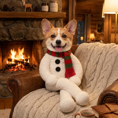 Custom Dog Photo Poseable Plush Doll, Personalized Christmas Dog Plushies, Unique Dog Mom Christmas Gift 686788 WFD
