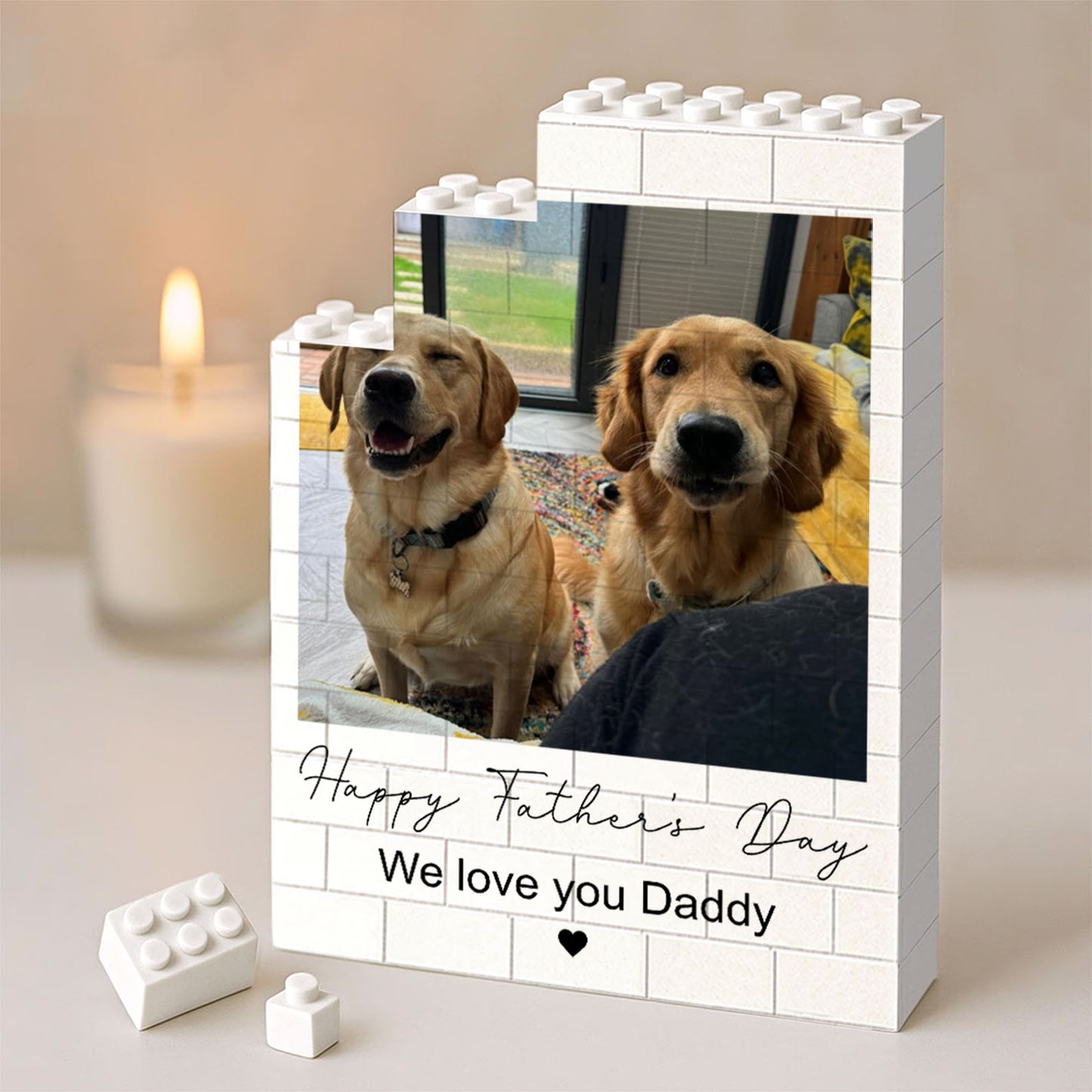 Custom Photo Upload Building Brick Blocks | Father’s Day Gift | Personalized Gift for Dad 684277