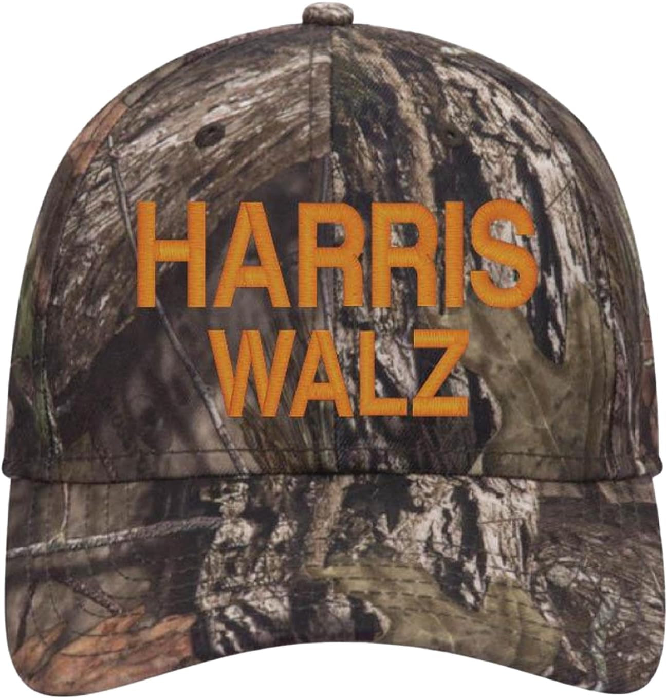 Harris Waltz 2024 Camouflage Cat Hat HW 2024 Kamala Harris Hat 2024 Presidential Election Vote Blue Hat