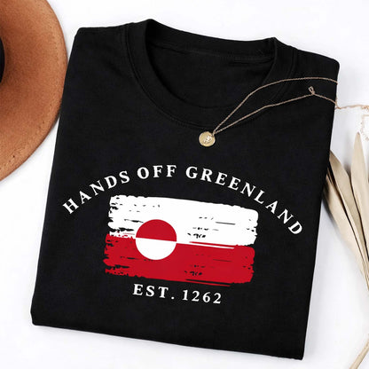 Hands Off Greenland Shirt | Greenland Is Ours T-Shirt | Greenlandic Flag Shirt | Greenland Shirts 684214