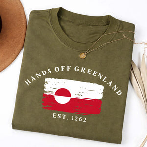 Hands Off Greenland Shirt | Greenland Is Ours T-Shirt | Greenlandic Flag Shirt | Greenland Shirts 684214
