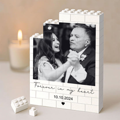 Custom Photo Memorial Building Brick Blocks | Personalized Memorial Gift | Remembrance Gift 684283