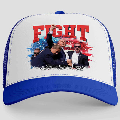 Trump Fight 2024 Cap | Trump Pennsylvania Rally | Trump Fight Trucker Cap Hat C1147 - GOP