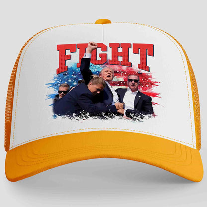 Trump Fight 2024 Cap | Trump Pennsylvania Rally | Trump Fight Trucker Cap Hat C1147 - GOP
