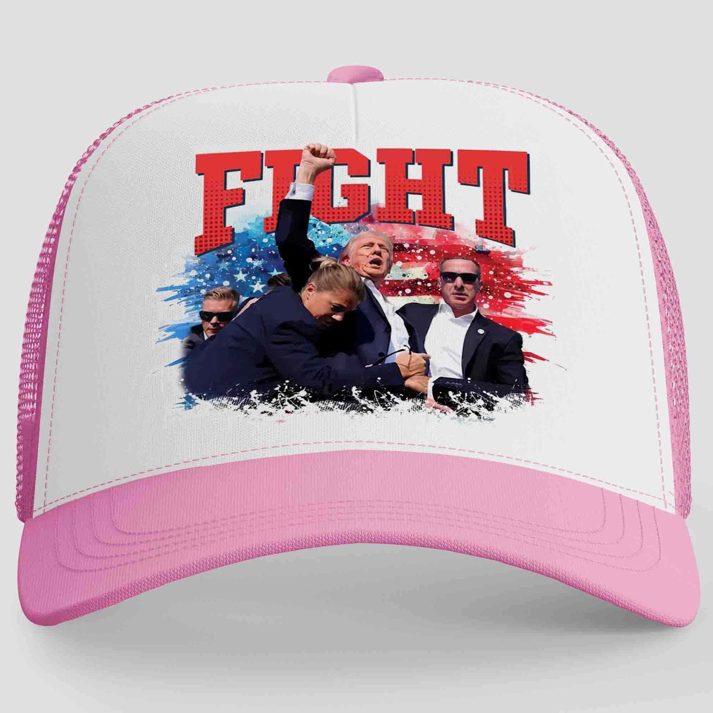 Trump Fight 2024 Cap | Trump Pennsylvania Rally | Trump Fight Trucker Cap Hat C1147 - GOP