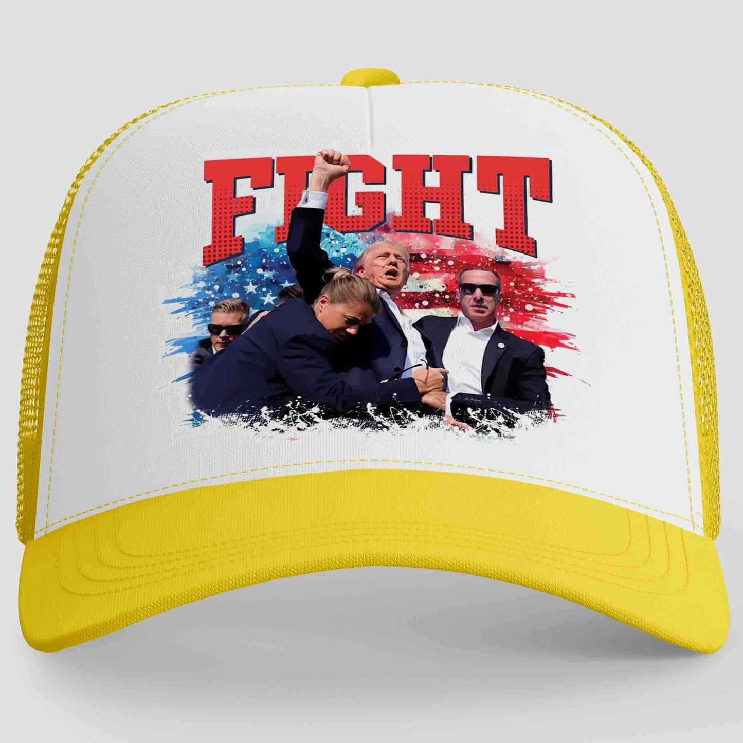 Trump Fight 2024 Cap | Trump Pennsylvania Rally | Trump Fight Trucker Cap Hat C1147 - GOP