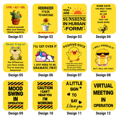 Custom Mini Office Desktop Sign, Funny Workspace Decor, Personalized Mini Floor Sign, Gift for Coworkers 683801