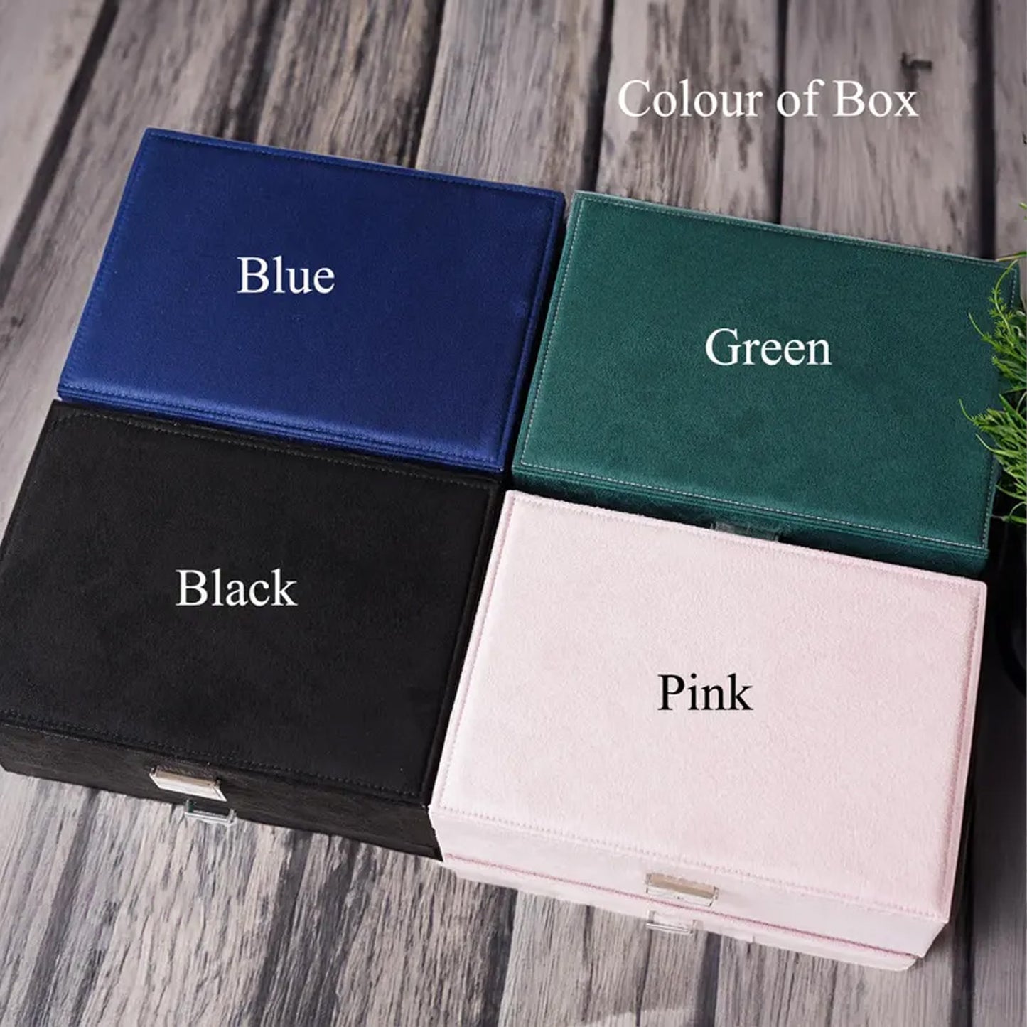 Custom Name Large Jewelry Box, Personalized Jewelry Storage Organizer for Women, Gift for Her 683869