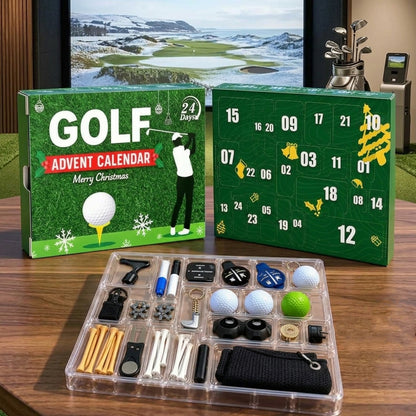 Golf Advent Calendar, 24 Days Holiday Countdown Christmas Golf Accessories Gift Set for Men & Golf Lovers 686793 WFD
