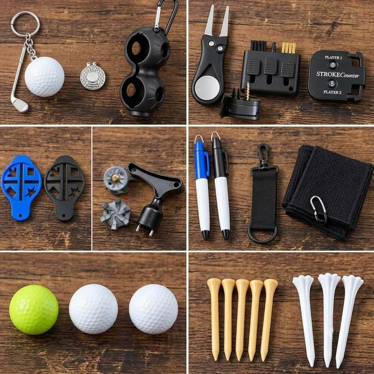 Golf Advent Calendar, 24 Days Holiday Countdown Christmas Golf Accessories Gift Set for Men & Golf Lovers 686793 WFD
