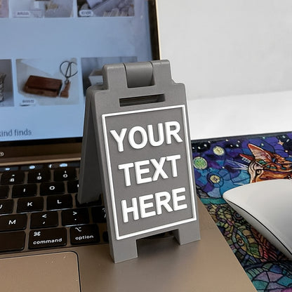 Custom Mini Floor Sign, Personalized Mini Desk Sign for Office, Home, or Business, Gift for Coworker 683802
