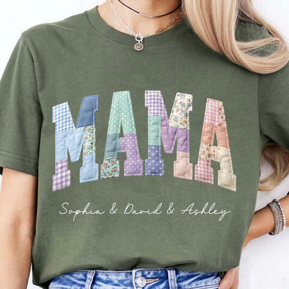 Personalized Mama Shirt with Kids Names | Custom Mom Shirt | Mother’s Day Gift for Mom 684577