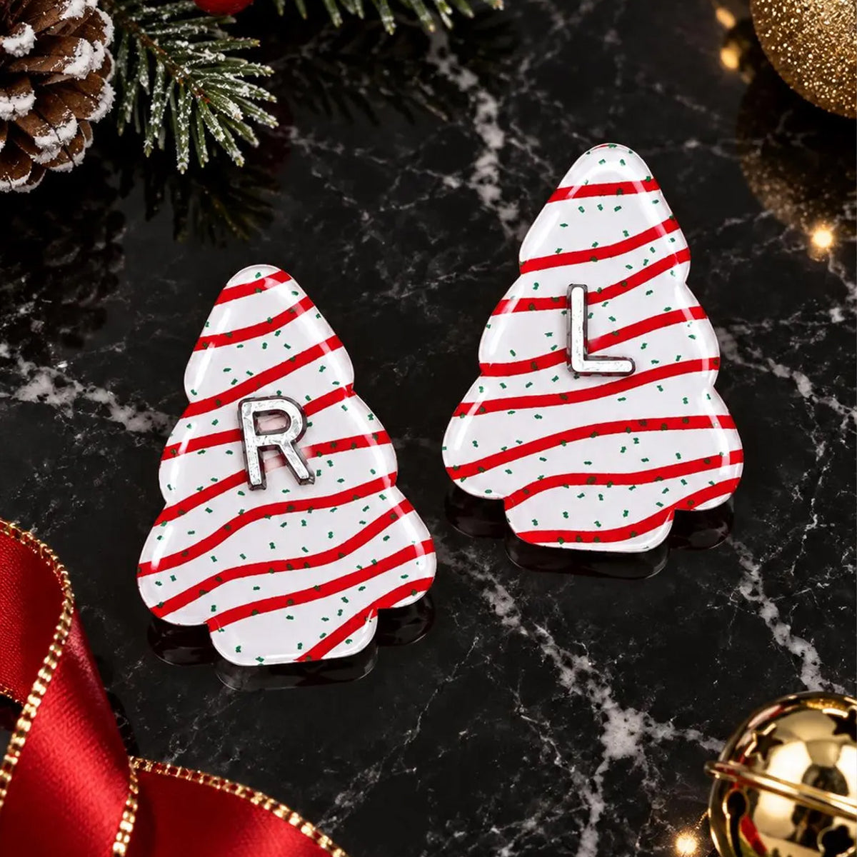 Personalized Christmas X-Ray Markers & Badge Buddy Set, Custom Initial Radiology Markers and Holiday Badge 686998-3 WFD