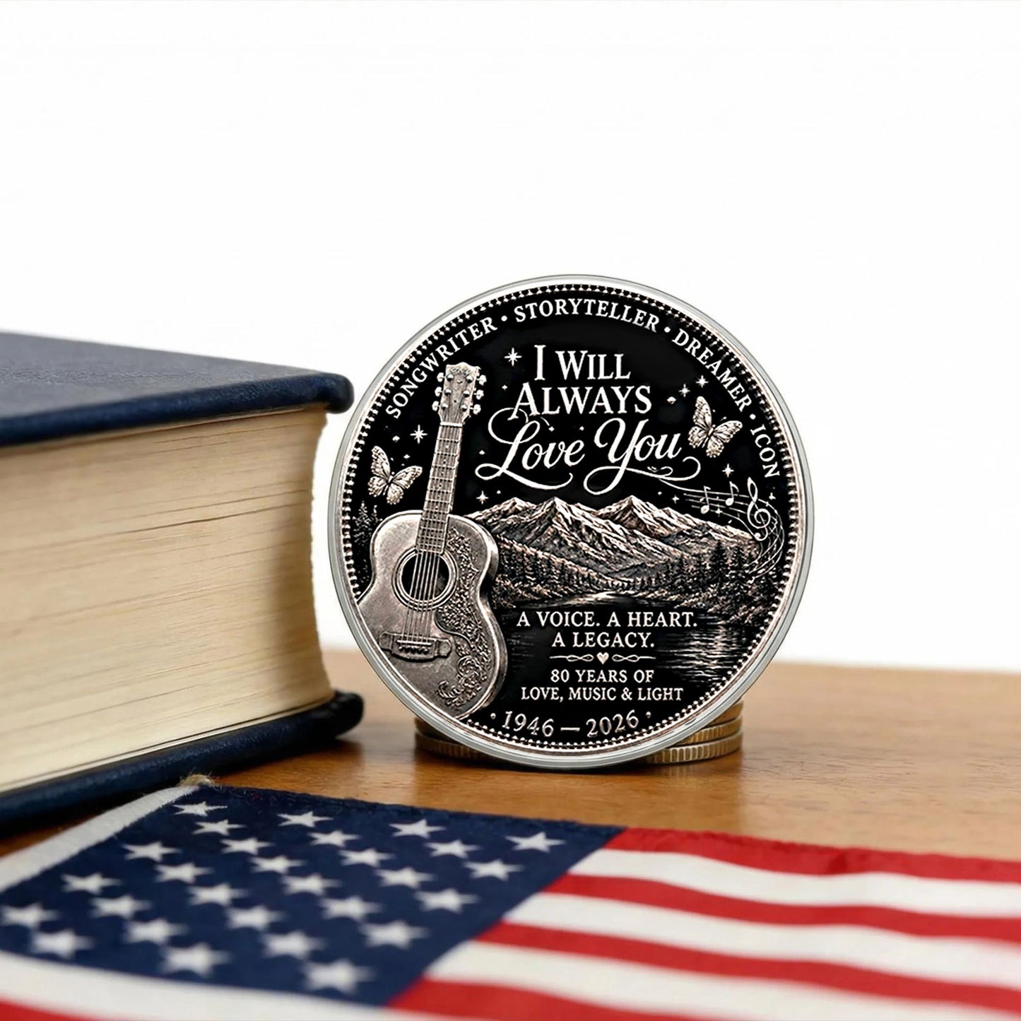 Dolly Parton Memorial Commemorative Coin, I Will Always Love You Legacy Coin, Country Music Tribute 686124