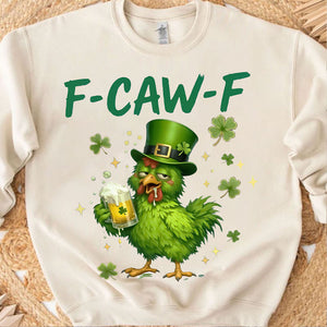 F-CAW-F St. Patrick’s Day Bright Shirt | Funny Irish Beer Drinking Party Shamrock T-Shirt 684384