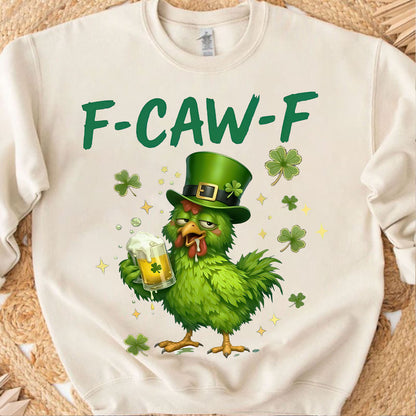 F-CAW-F St. Patrick’s Day Bright Shirt | Funny Irish Beer Drinking Party Shamrock T-Shirt 684384
