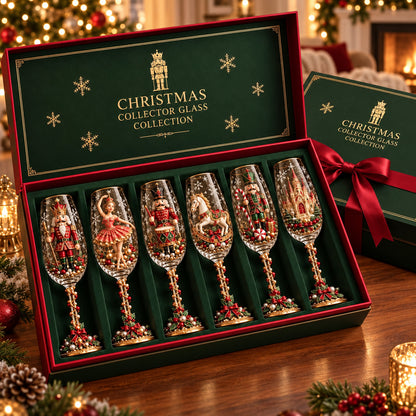 Christmas Stemless Champagne Glasses Set, Festive Holiday Drinking Glasses, Christmas Gift Set 686696 WFD