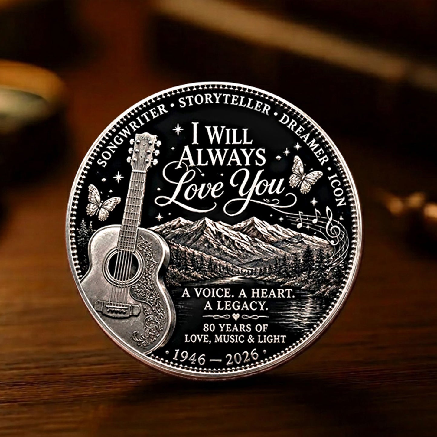 Dolly Parton Memorial Commemorative Coin, I Will Always Love You Legacy Coin, Country Music Tribute 686124