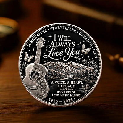 Dolly Parton Memorial Commemorative Coin, I Will Always Love You Legacy Coin, Country Music Tribute 686124