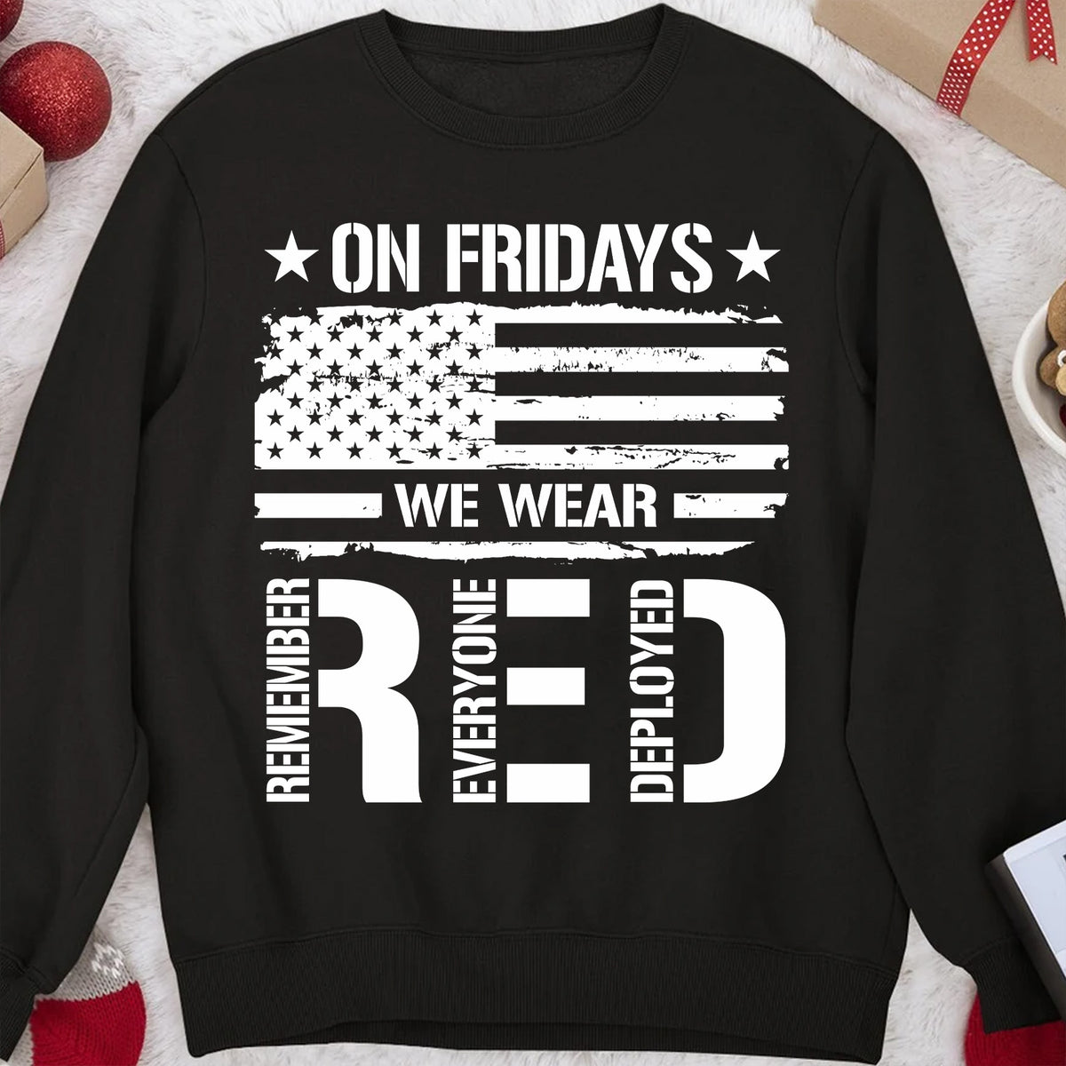 On Friday We Wear Red Shirt | Remember Everyone Deployed Shirt | Veteran Military RED Friday Shirt 683047