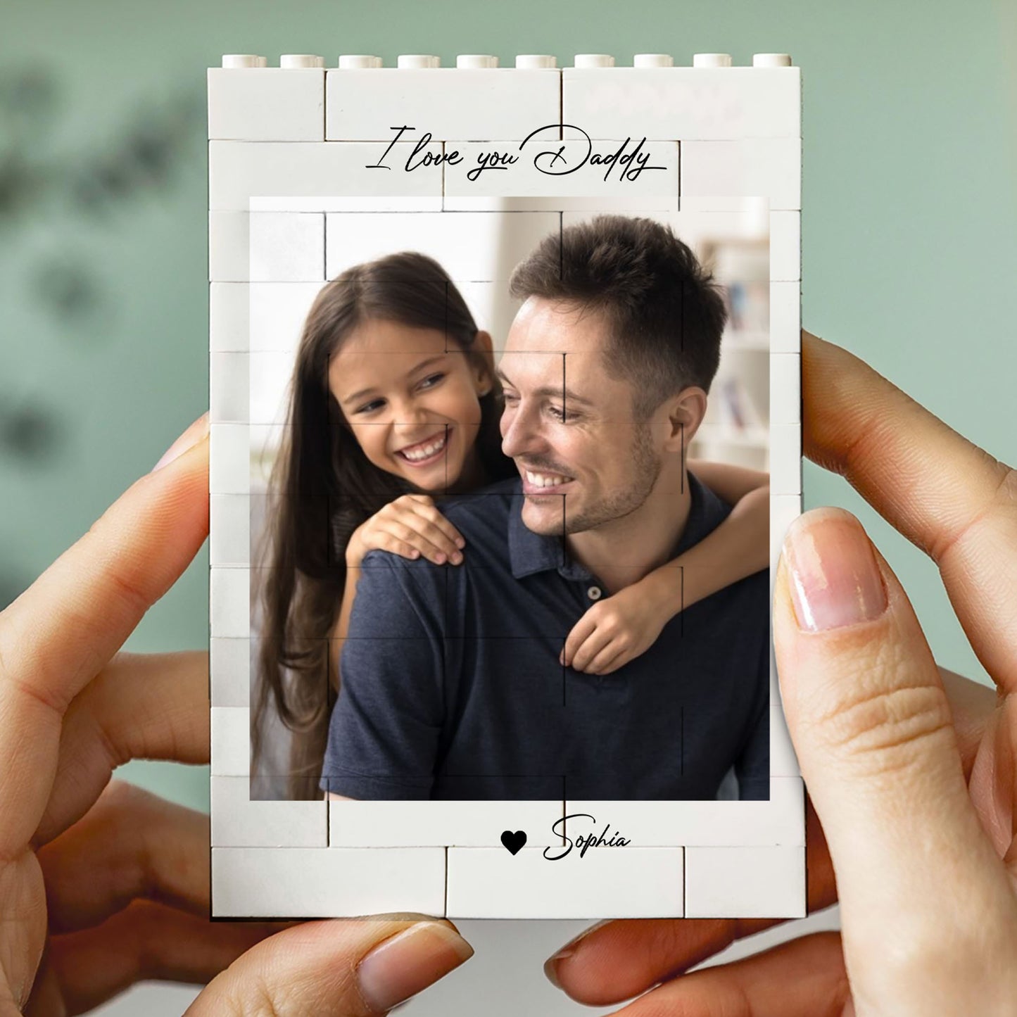 Custom Photo Mummy Building Brick Blocks | Personalized Brick Photo Block Gift for Mom, Mother’s Day 684293