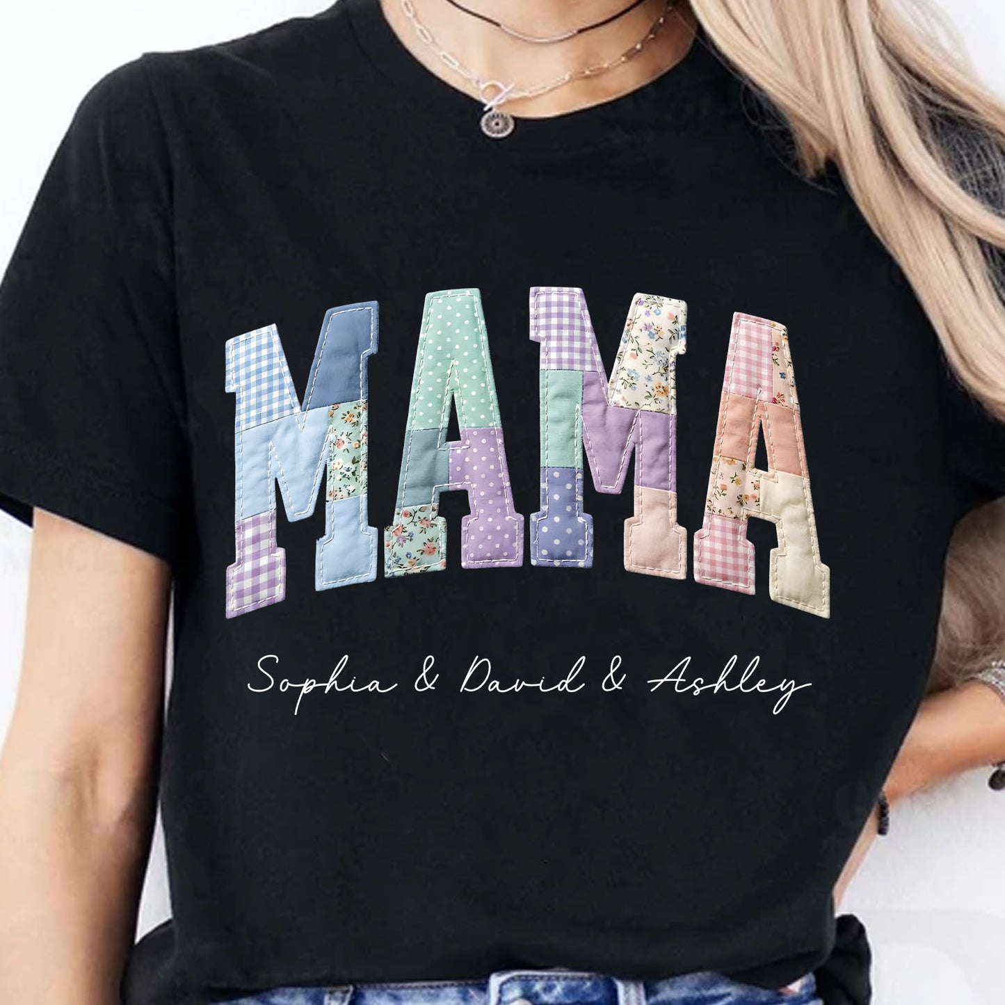 Personalized Mama Shirt with Kids Names | Custom Mom Shirt | Mother’s Day Gift for Mom 684577
