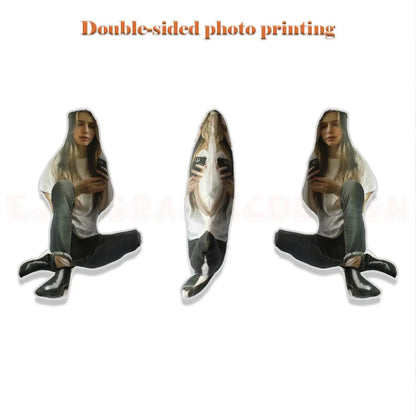 Custom Photo Pillow, Personalized Funny Face & Pet Shaped Pillow, Gift for Friend, Pet Lover Gift 686446 WFD