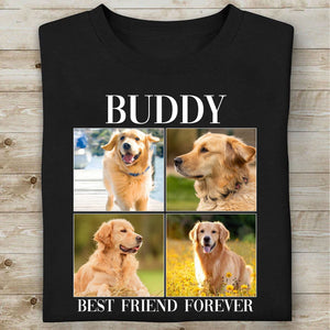 Personalized Upload Pet Photo Shirt | Custom Dog Cat Photo T-Shirt | Gift For Dad Mom 682814