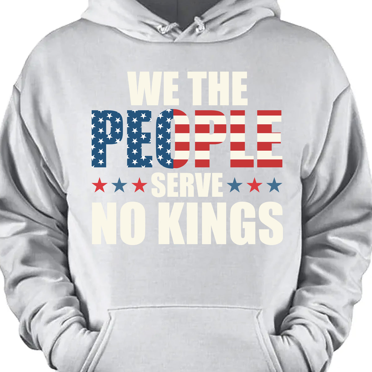 We the People Serve No King in America Shirt, Anti Trump Protest Tee, Anti Republican Dark Shirt 682473