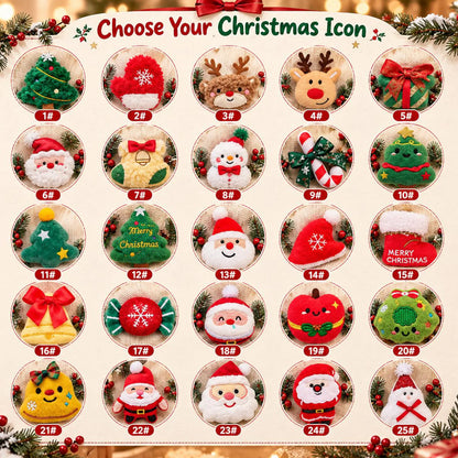 Custom Christmas Basket with Name, Cute Xmas Decor & Gift Holder 686839 WFD