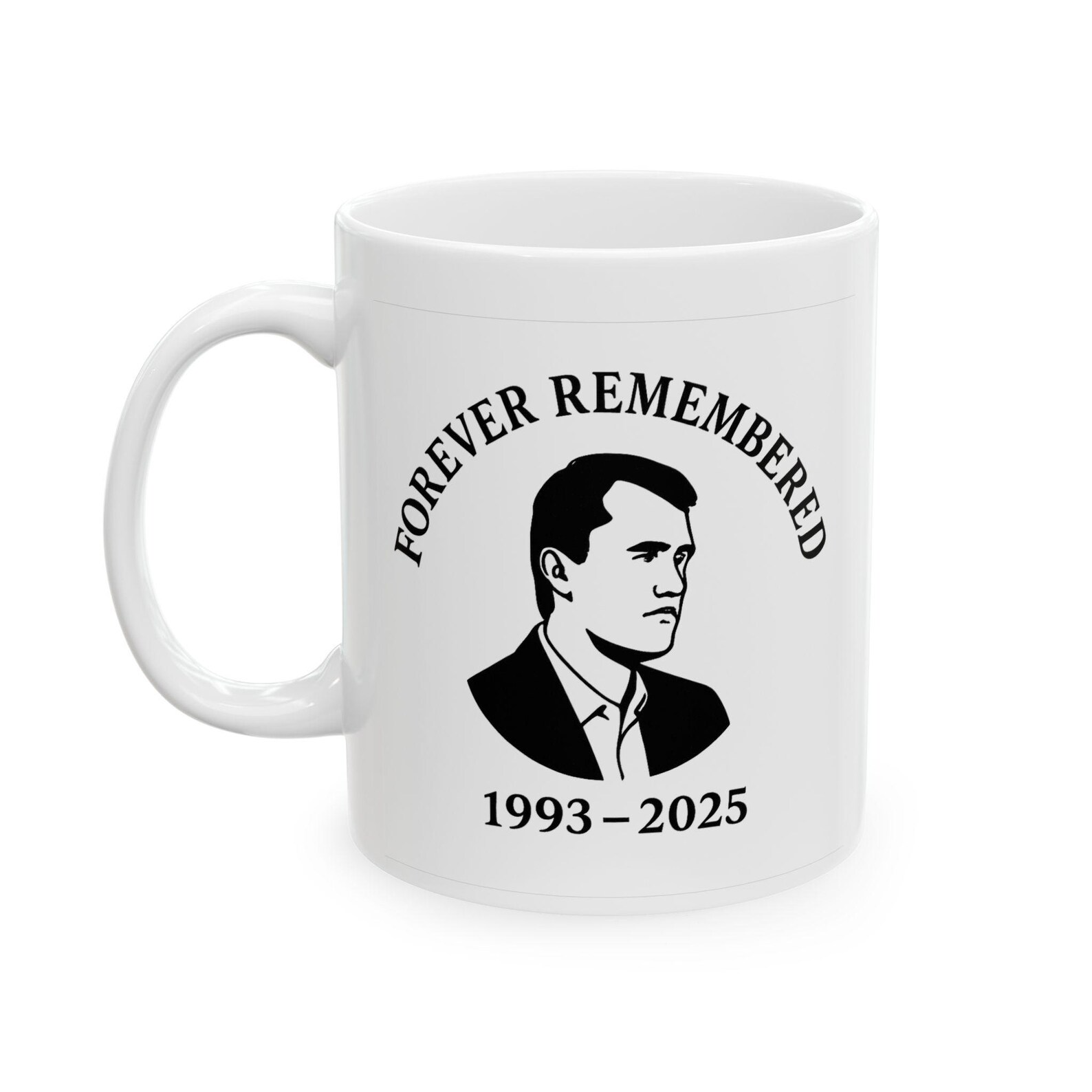 Rest in Peace Charlie Kirk Memorial Coffee Mug Tribute Gift Remembrance Cup In Memory Commemorative RIP Mug USA Mug Kirk Mug 682967