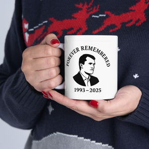Rest in Peace Charlie Kirk Memorial Coffee Mug Tribute Gift Remembrance Cup In Memory Commemorative RIP Mug USA Mug Kirk Mug 682967