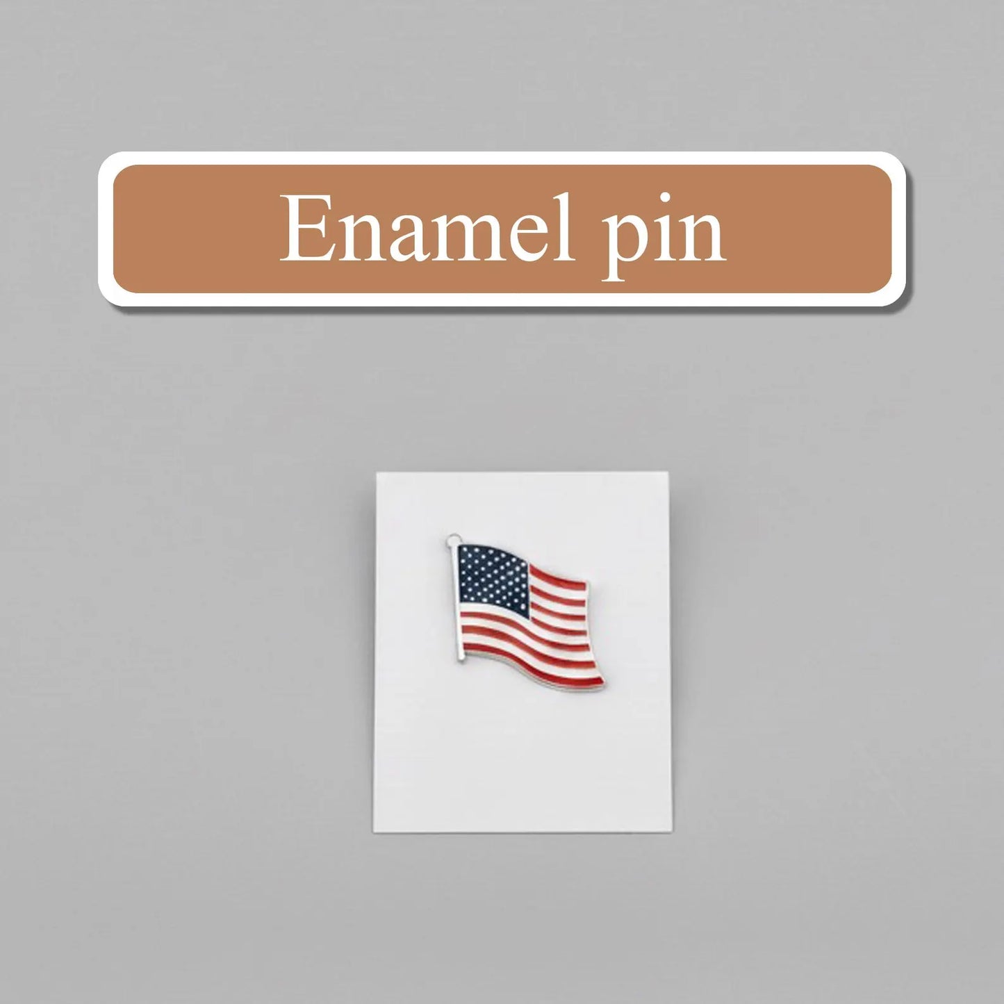 America Flag Enamel Pin, USA Patriotic Pin, Veterans Day & Independence Day Gift 684158