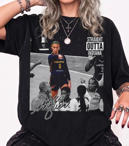 Sophie Cunningham Point Signature Shirt, Pointing Basketball T-Shirt, Vintage Basketball Tee, Point God Fan Gift 685589