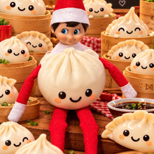 Elf Doh Costume Accessory, Dumpling Elf Outfit, 3D Printed Christmas Elf Dress Up Prop 686690 WFD