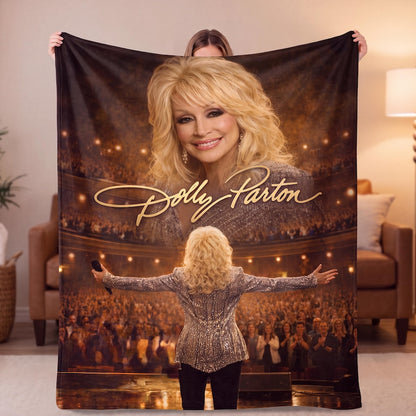 Dolly Parton Memorial Blanket, Country Music Legend Tribute Throw, I Will Always Love You Blanket, Dolly Parton Fan Gift 686251 WFD