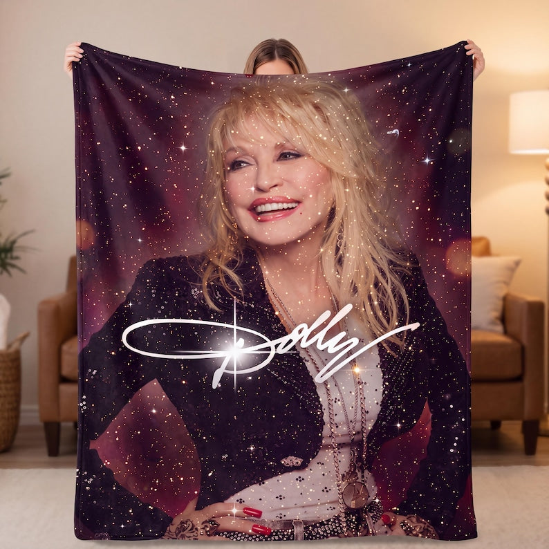 Dolly Parton Memorial Blanket, Country Music Legend Tribute Throw, I Will Always Love You Blanket, Dolly Parton Fan Gift 686251 WFD