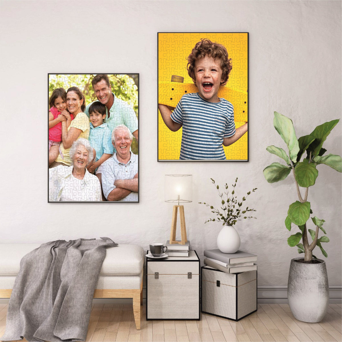 Custom Photo Puzzle, Personalized Jigsaw Puzzle, Unique Gift For Family 686833 WFD