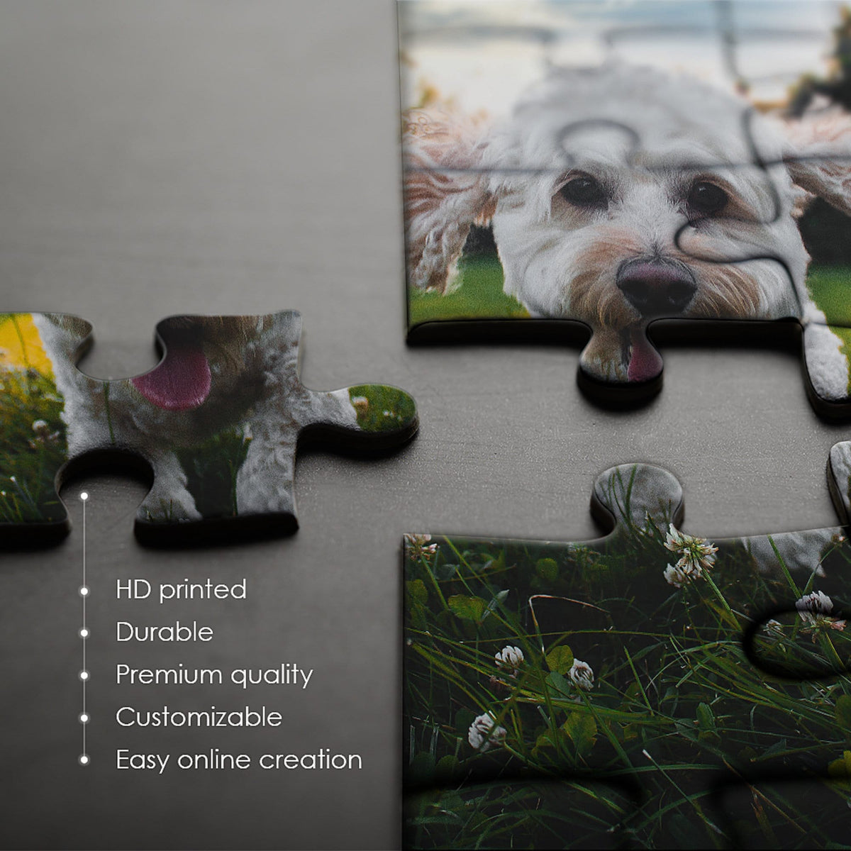 Custom Photo Puzzle, Personalized Jigsaw Puzzle, Unique Gift For Family 686833 WFD