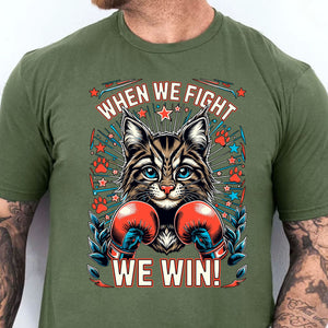 When We Fight We Win Shirt| Kamala Harris 2024 Shirt | Democrat Shirt Dark K1476 - KH2