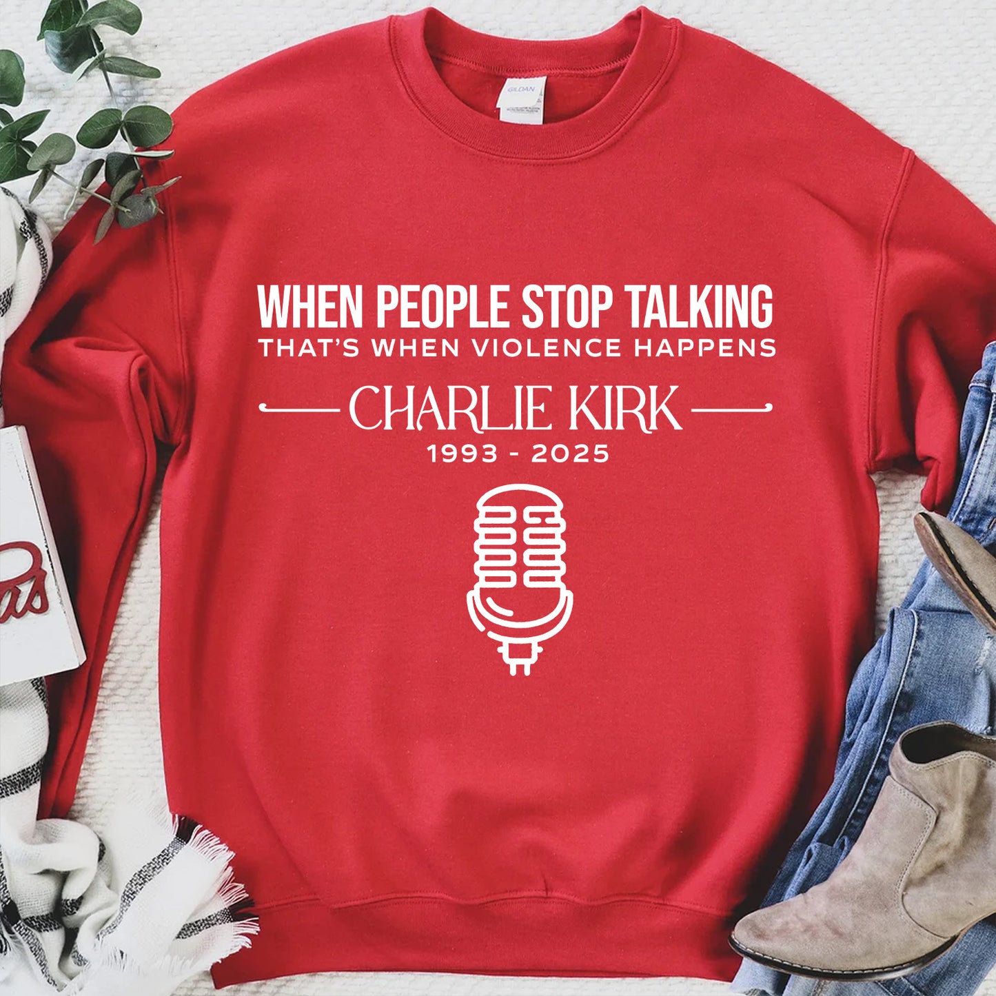 Free Speech Hero Charlie Kirk Shirt | Charlie Kirk Motivational Speech Red Shirt | We Wear Red Charlie Kirk Birthday October 14 682837