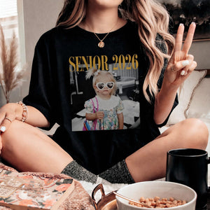 Personalized Senior 2026 Shirt, Custom Photo Graduation Tee, Class of 2026 Shirt, Senior Gift 684787