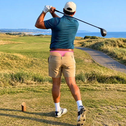 Funny Fake Underwear Beach Shorts, Novelty Boxer Illusion Golf Shorts for Men, Hilarious Gag Gift 686168 WFD